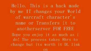 WoW -World of warcraft FREE migrate / name change