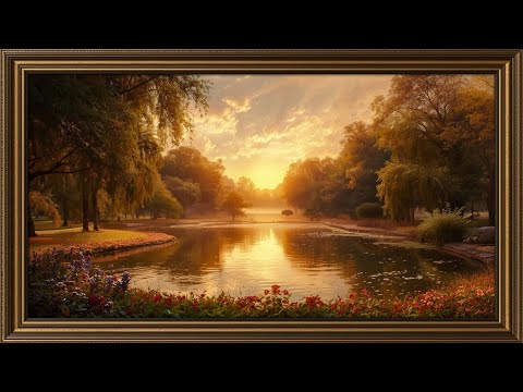 Samsung Frame TV Art | Romantic Park Landscape | Timeless 4K Screensaver Art