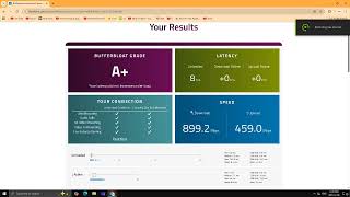 A+ on internet bufferbloat test