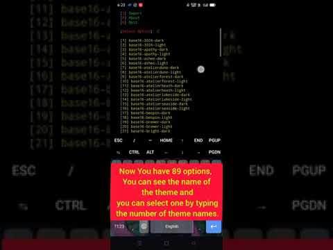 How to Change Theme in termux |Change font in termux