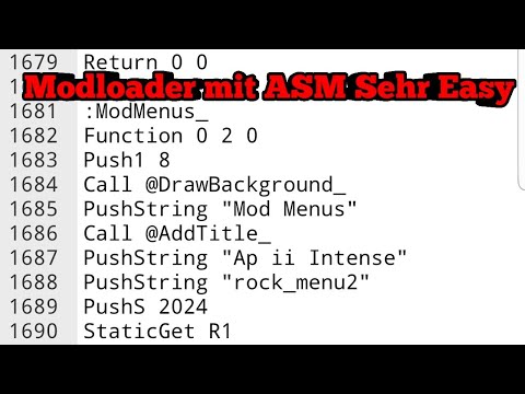 Gta 5 modloader mit ASM machen Notepad++ (Easy)