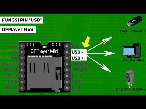 DFPlayer Mini "USB" Pin Functions | Can it charge the battery?