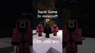 Squid Game Minecraft Server 😱 | Play on Java & Bedrock! #minecraft #earthsmp #bedrock #server