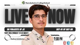 🔥Day 01 of 50 Days to Become a Frontend Animation Expert | GSAP + JavaScript Live Series
