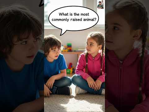 What is the most commonly raised animal? #ginheoschool