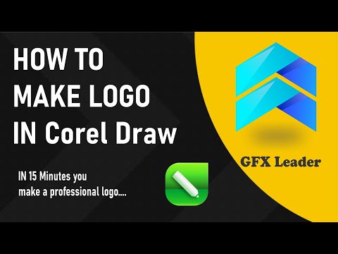 How To Make Logo In Corel Draw | Corel Draw Tutorial In Urdu or Hindi | GFX Leader