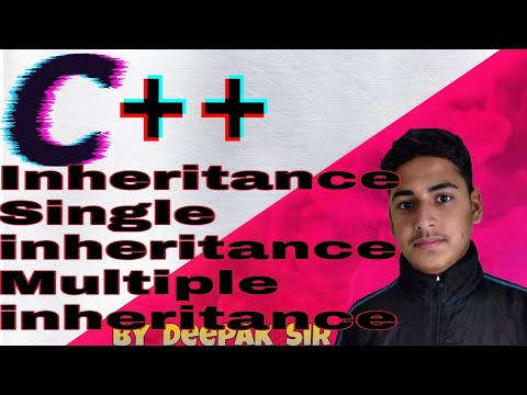 Inheritance and its types-Single and multilevel inheritance.    @CodeWithHarry @codewithsurya8918