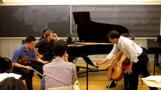 Master class with Yo-Yo Ma - Shostakovich Trio No. 2 (III-IV)