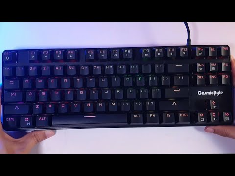 Budget Mechanical Gaming Keyboard | CosmicByte FireFly CB-GK-18