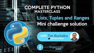 9  Mini Challenge Solution | Python for life