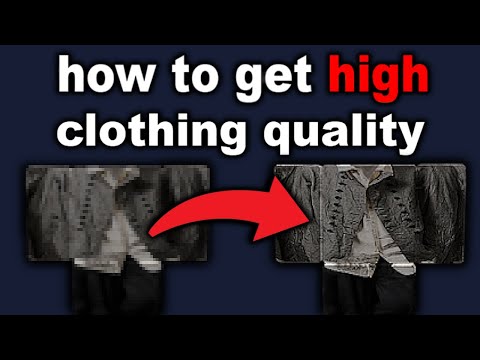 How To Get High Quality ROBLOX Clothing