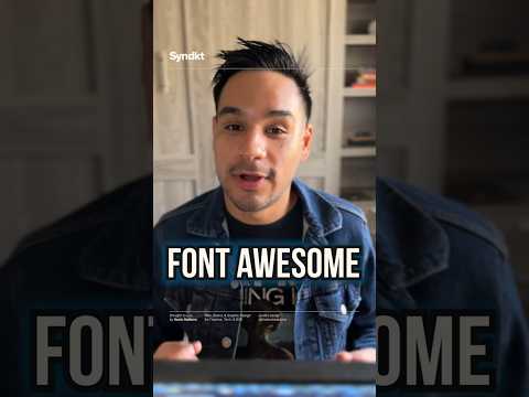 Font Awesome #UIDesign #WebIcons #B2BWebTips