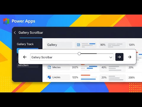 Power Apps Canvas. Unit 24: Gallery scroll Vertical and Horizontal