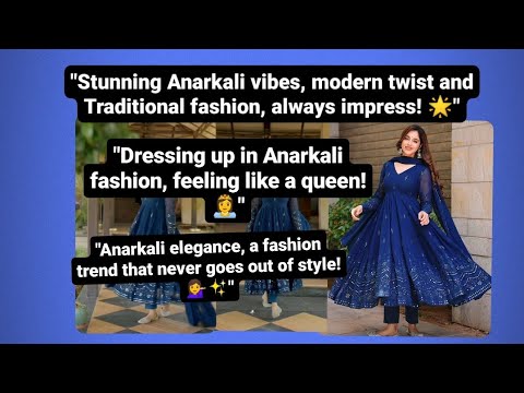 "Beautiful Anarkali dress for woman | Trendy Anarkali dress | Traditional wear for women 💁‍♀️"