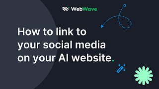 How to link to your social media on your AI website | WebWave Quick Tips
