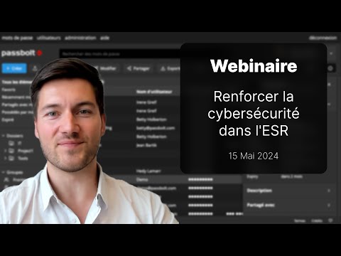 Webinar: Renforcer la cybersécurité dans l'ESR