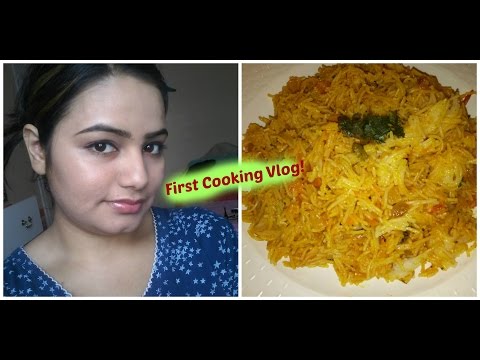 First Cooking video | Namkeen Seviyan "Vermicelli Upma" | Chit-chat video | Happiness24