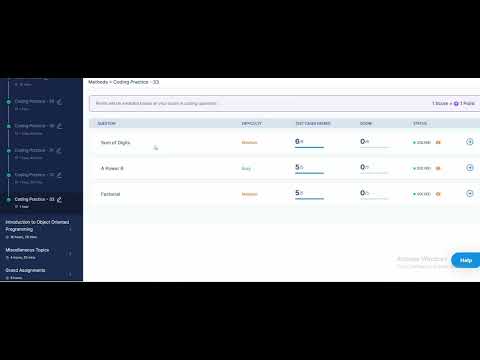 coding practice - 33 java fundamentals QA automation Testing NXTWAVE