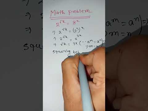 #exponentialproblem #viralvideo #shorts #exponents #maths#matholympiad
