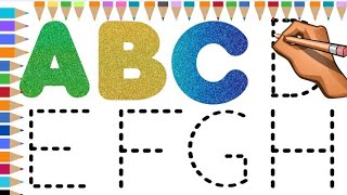 ABC writing and colors activity based learning | Alphabets writing activity for kids ,kindergarten