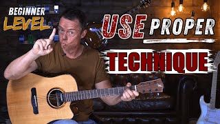 Use Proper Technique! 🎸