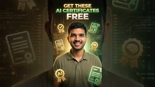 3 Free AI Certificates You MUST Do in 2026 🎓 | Google, IBM, Stanford!