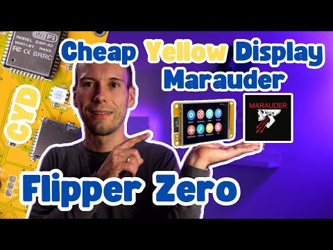🐬 Cheap Yellow Display (CYD) mit Marauder ☠️ - Günstige Alternative zum Flipper WiFi Devboard (#048)
