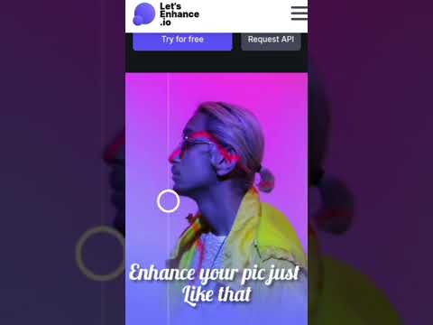 Upscale and enhance your pic just in one click #tech #shorts #reels  #youtubeshorts #techshorts