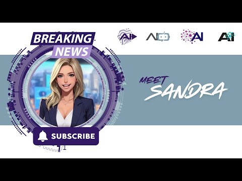 AI News Network - Sandra in her Premier AI Newscast! Your Source for AI News