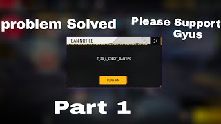 FREE FIRE MAX BAN NOTICE CS RANKED