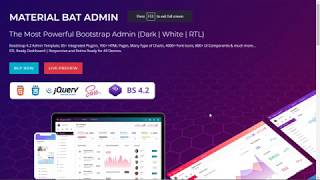 Material intro Dashboard 3 -Bootstrap Admin Dashboard
