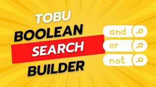 Tobu Chat GPT Boolean Search Builder