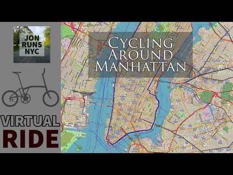 VIRTUAL RIDE -- Cycling the Lower Half of Manhattan