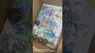 Conker rolling process art #art #artplay #processart #conkers  #paintingshorts