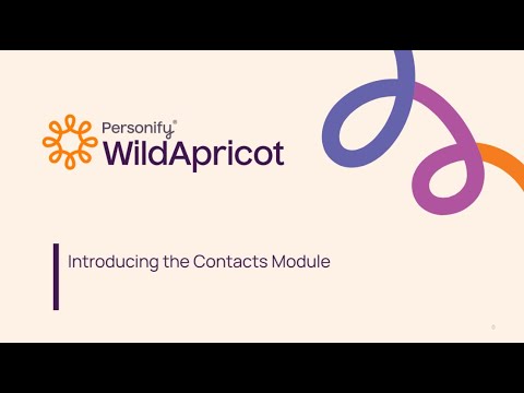 Part 2 — The Contacts Module
