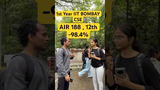 IIT Bombay 1st Year CSE Student(AIR 188) Shares Her JEE Strategy