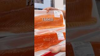 Wild vs Farmed #food #fish #seafood #cooking #salmon #wildsalmon #shopping