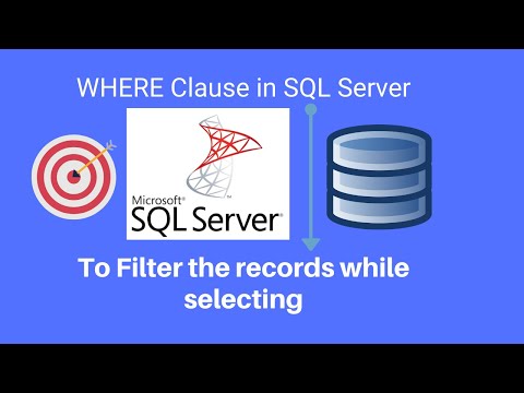 WHERE Clause in SQL Server - To Filter the records while selecting [2021]