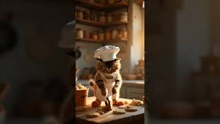 Ai videos #ai #cat #techmeetsart