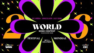 World Song Contest 2026 — Visual Identity | Vancouver 🇨🇦