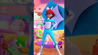 Miraculous ladybug Bunnix Cosplay by My Talking Angela 2 #miraculous #ladybug #makeup #angela2 #fyp