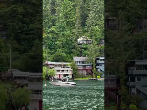 Cultus Lake in Chilliwack😍 #lake #cultuslake #britishcolumbia #canada #beautiful