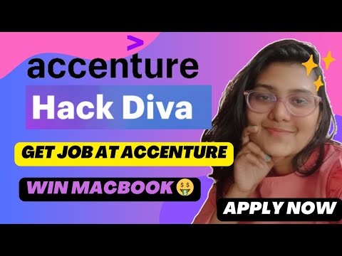 Accenture Hack Diva 2024 | Direct Test Hirings for 2023, 2024 batches