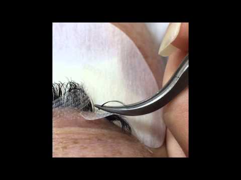 Safe removal of regrown volume lash fan - Russian Volume Eyelashes