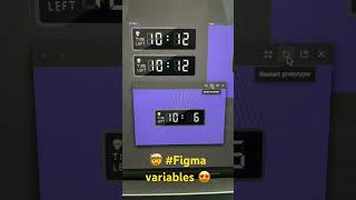 Figma variables timer 🤯 #figma #figmadesign #figmacomponents #figmaconfig