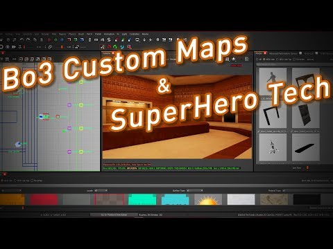Bo3 Custom Map & SuperHero Tech!!