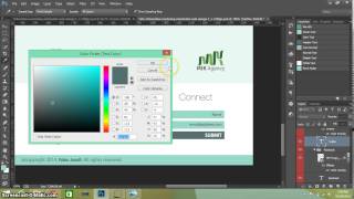 Part VII - Mastering Minimalist Web Design Tutorial - HOME - Footer & Copyright I