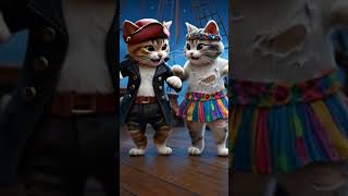 cute cats dancing #cat #cute #funny #cutecat #shortscat #shortsviral #shorts