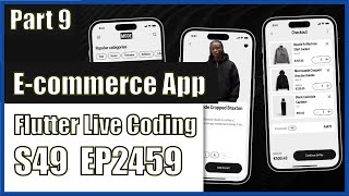 [Flutter] Flutter Live Coding EP2459 (E-Commerce App UI Part 9)