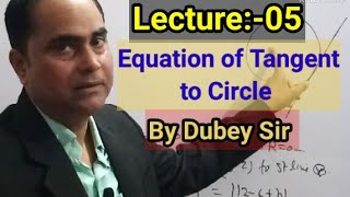 #EquationOfTangentToCircle#QuestionOnTangentToCircle#ConditionOfTangencyToCircle#DkMathWorld